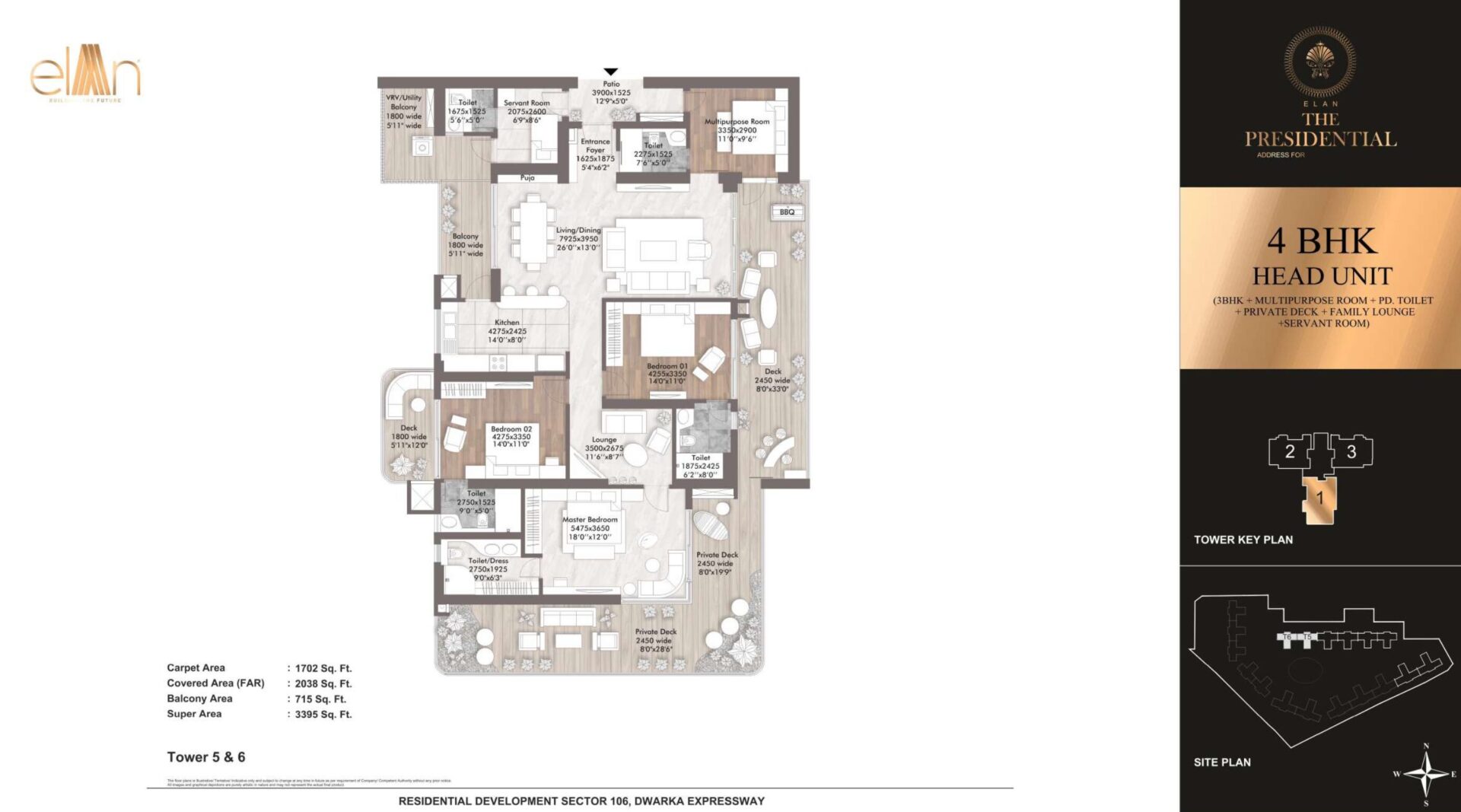 Elan the Presidential Floor Plan